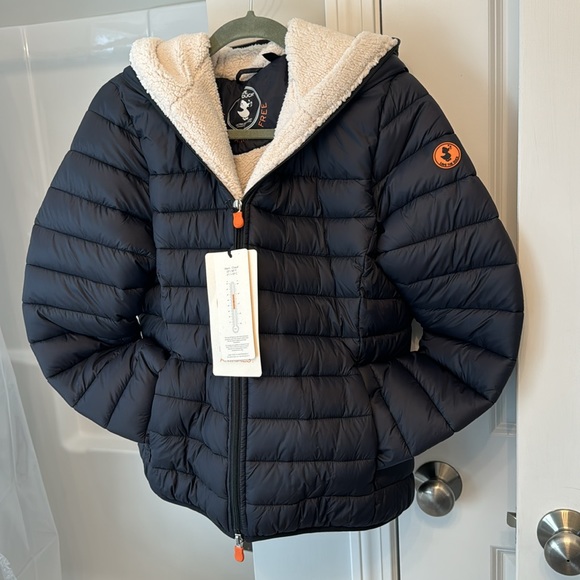 Save the Duck Gwen Quilted Hooded Jacked NWT size L - Picture 9 of 9